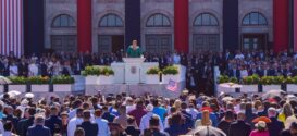 Jenniffer González durante su mensaje inaugural. Toma de posesión, 2 de enero.