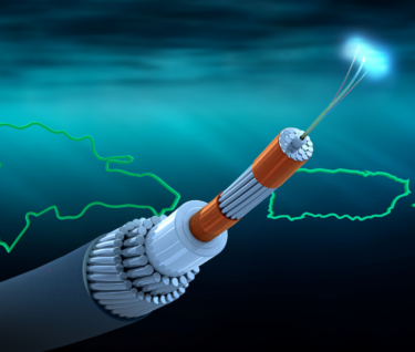 Ilustración sobre cable submarino de energía eléctrica entre República Dominicana y puerto Rico